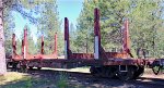 WX 59924 Log Flat Car